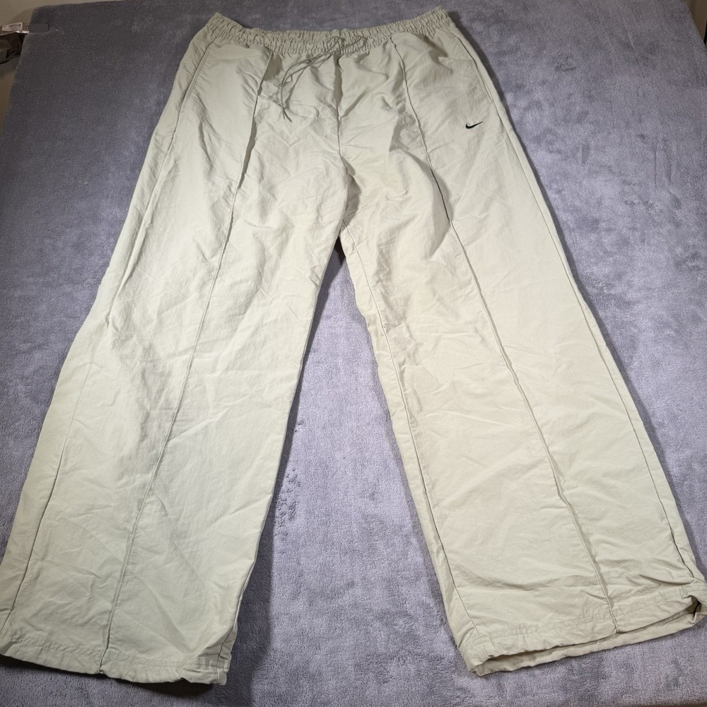 Nike Sportswear Everything Woven Mid-Rise‎ Wide Hem Pants Women's XL Mint Greeen
